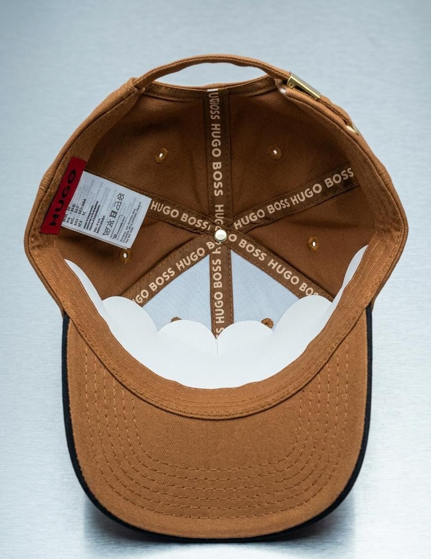 BOSS Tobacco Brown Baseball Cap in Pakistan | Black 3D Embroidered Unisex Cap