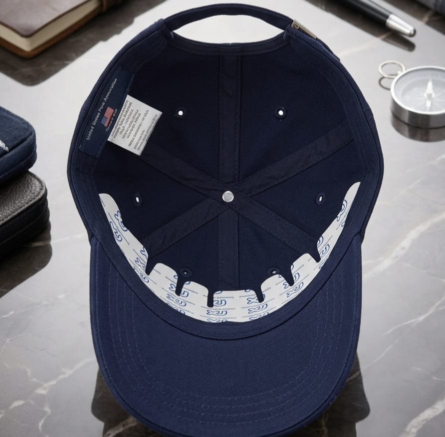 Vintage 1890 Embroidered Baseball Cap in Pakistan | Navy Blue Cotton Cap