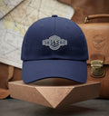 Vintage 1890 Embroidered Baseball Cap in Pakistan | Navy Blue Cotton Cap