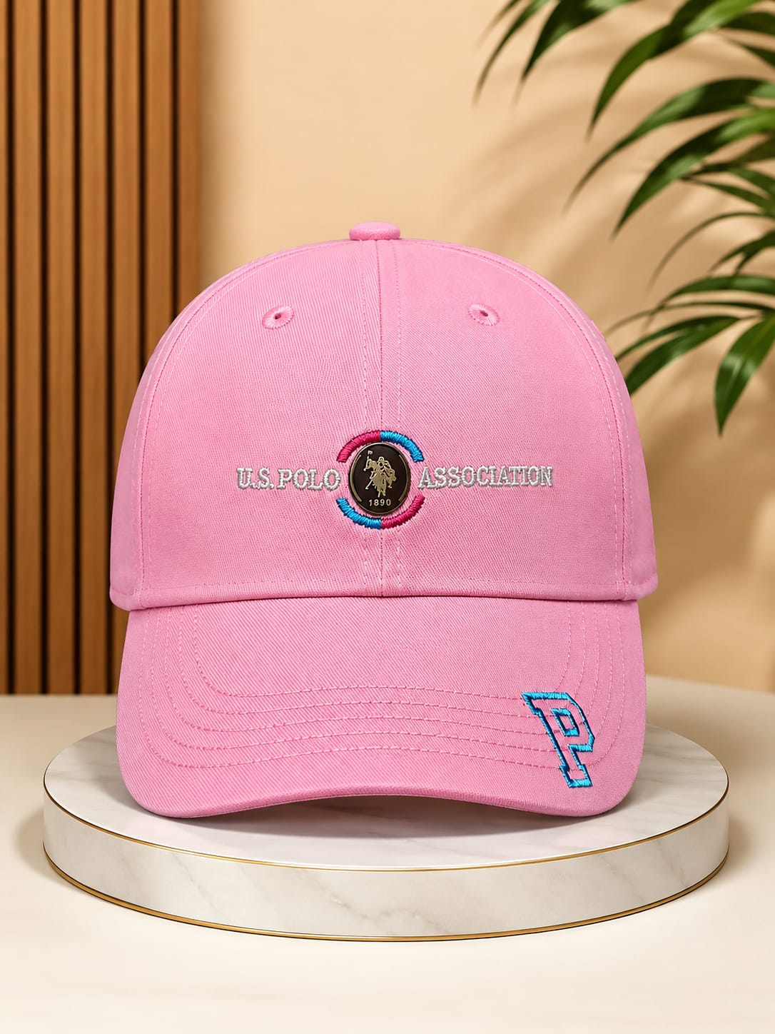 U.S. Polo Assn. Pink Baseball Cap in Pakistan | Embroidered Cotton Cap