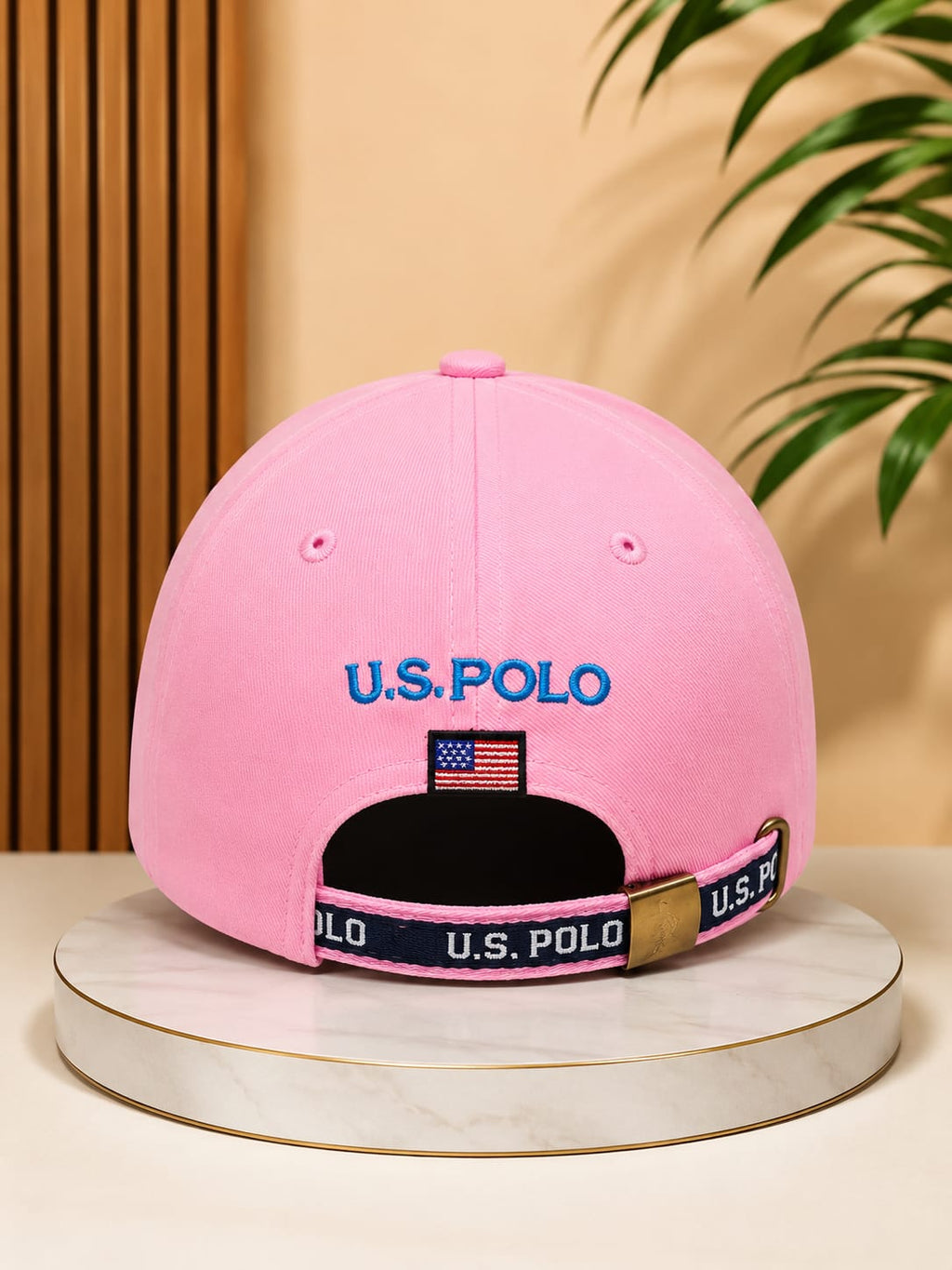 U.S. Polo Assn. Pink Baseball Cap in Pakistan | Embroidered Cotton Cap