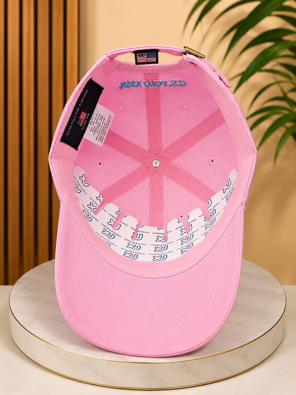 U.S. Polo Assn. Pink Baseball Cap in Pakistan | Embroidered Cotton Cap