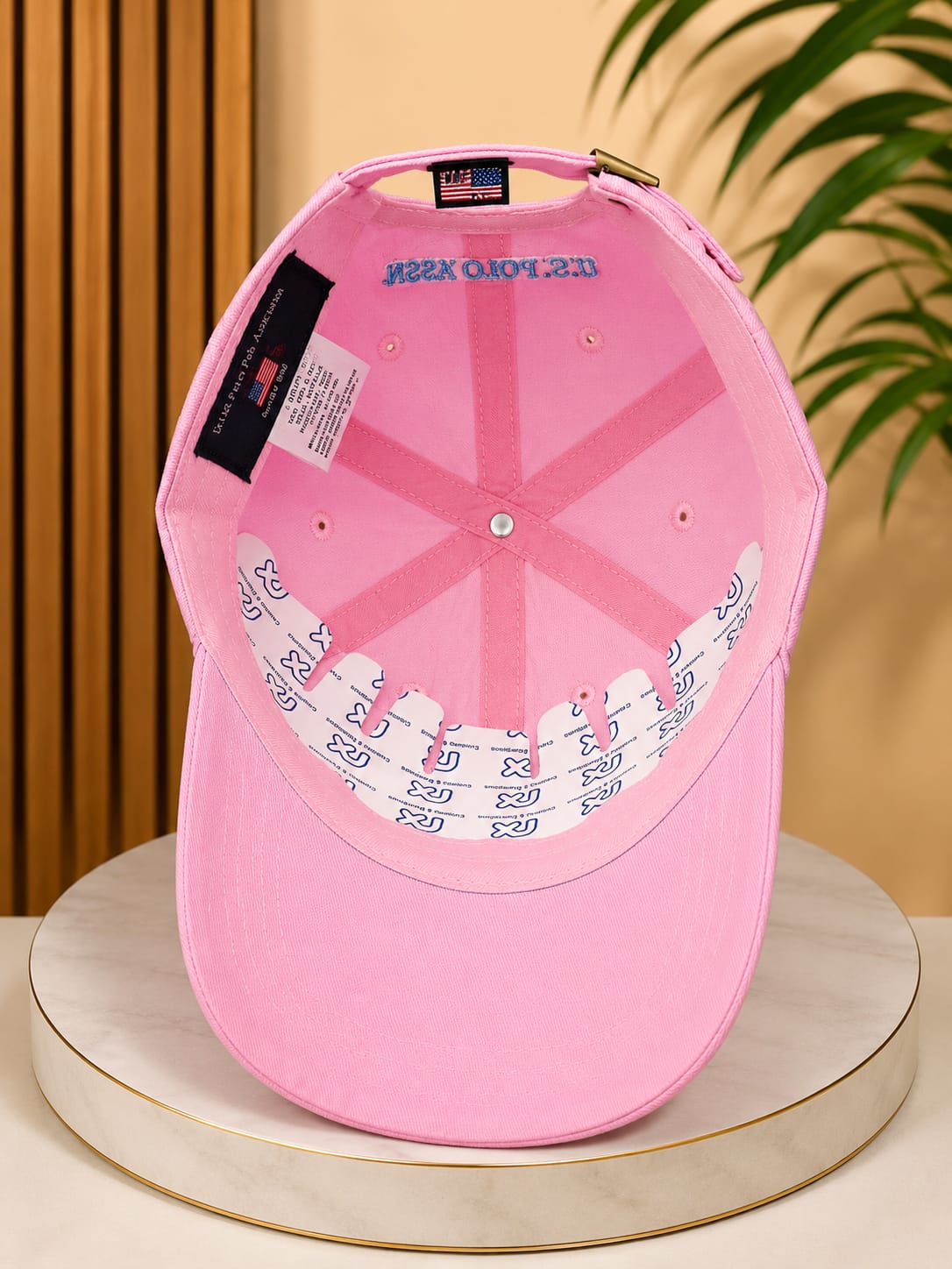 U.S. Polo Assn. Pink Baseball Cap in Pakistan | Embroidered Cotton Cap