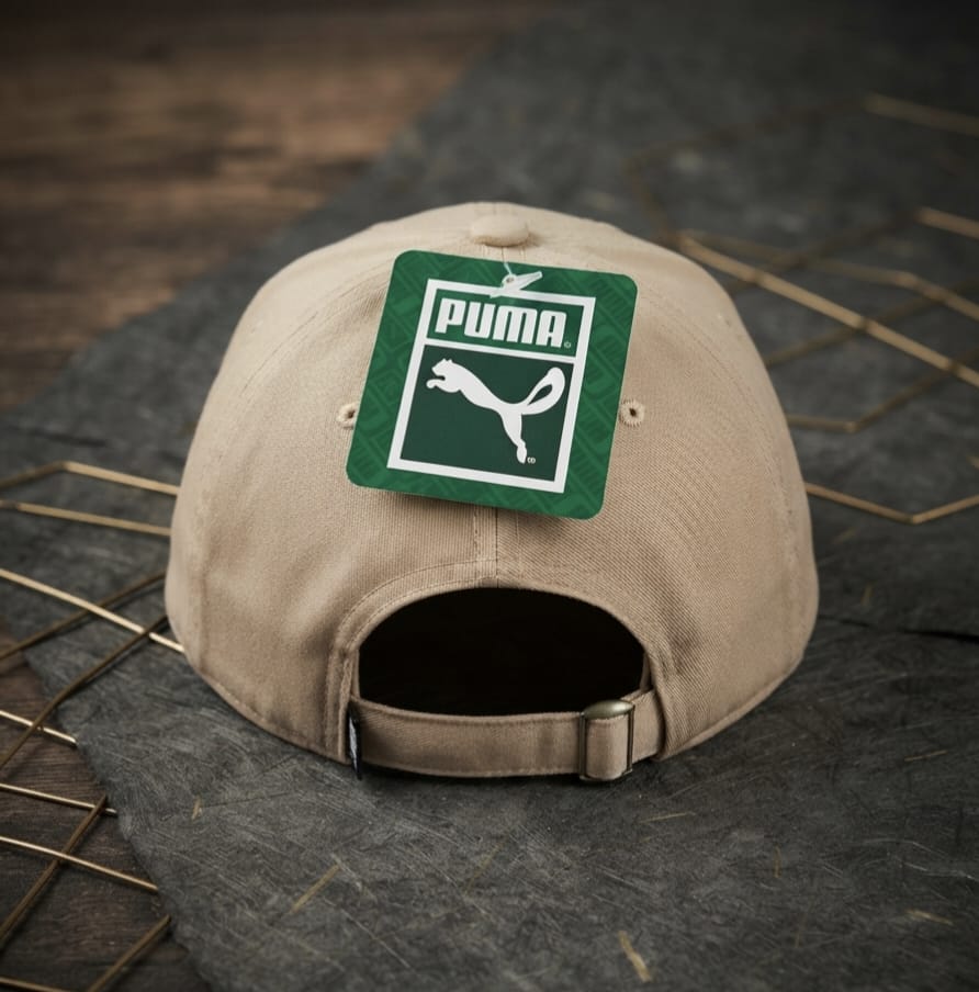 Puma Beige Embroidered Baseball Cap in Pakistan | Premium Unisex Cap