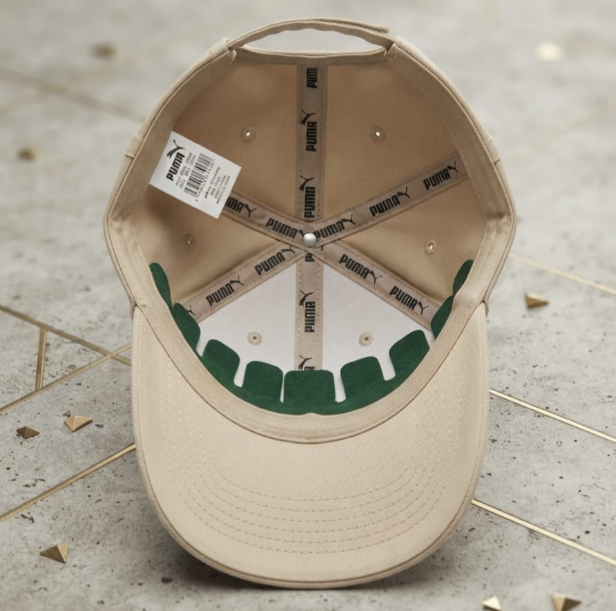 Puma Beige Embroidered Baseball Cap in Pakistan | Premium Unisex Cap
