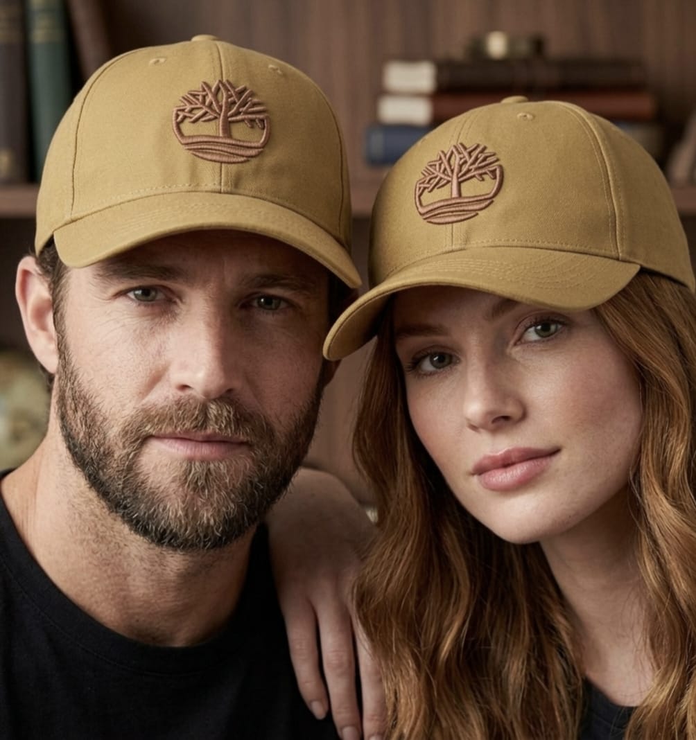 Timberland Tan Tree Logo Embroidered Baseball Cap in Pakistan | Unisex Cap