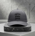 Calvin Klein Jeans Grey Baseball Cap in Pakistan | Embroidered Unisex Cap