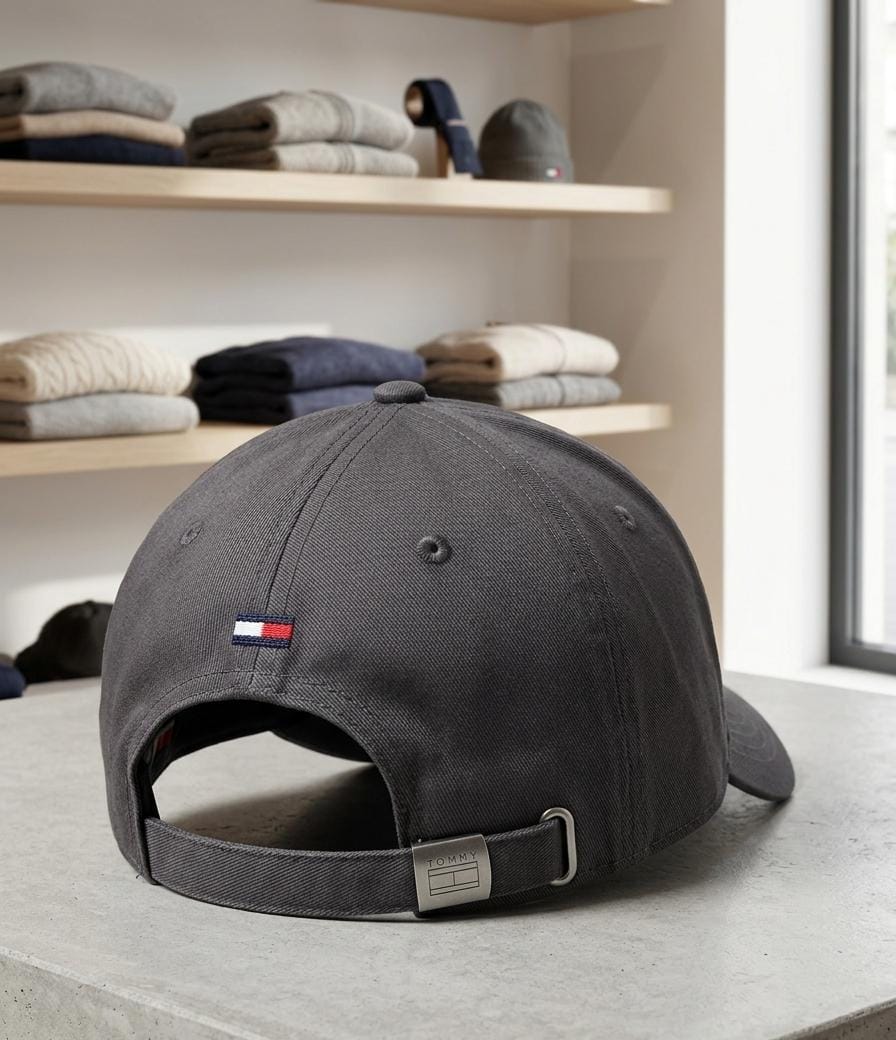 Tommy Hilfiger Grey Embroidered Baseball Cap in Pakistan | Unisex Cap