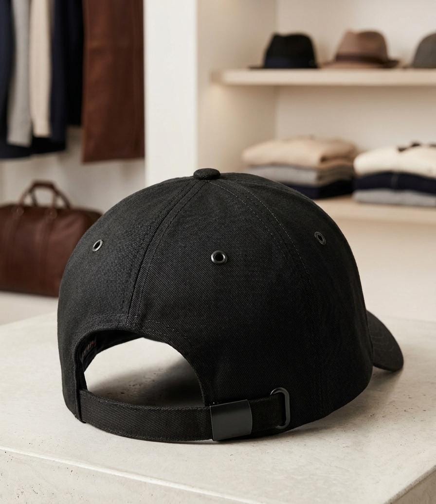 US Cap Co. Black Embroidered Baseball Cap in Pakistan | Unisex Cap