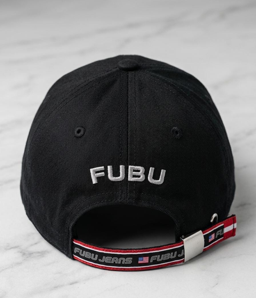 Retro Cross-Bats Patch Black Cotton Cap – Unisex Baseball Cap Pakistan