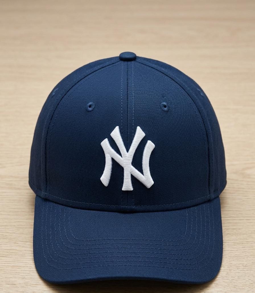 NY Yankees Style Classic Navy Blue Baseball Cap | Premium Cotton