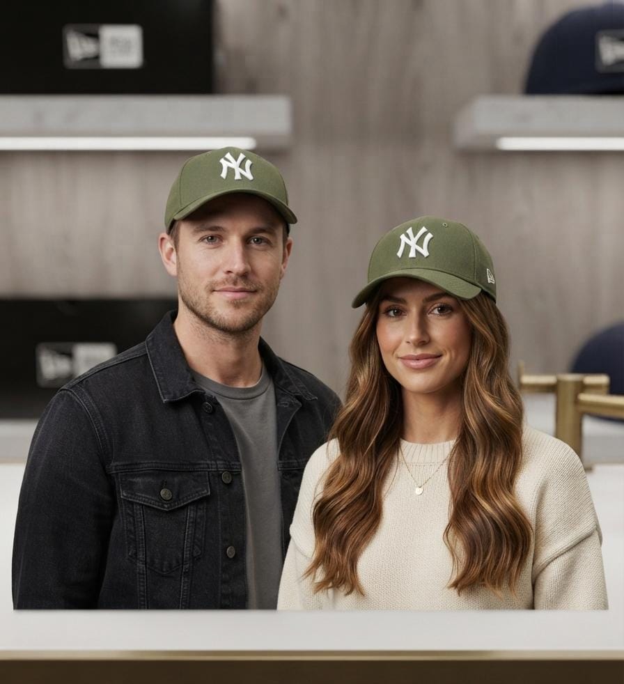Olive Green NY Yankees Embroidered Baseball Cap - Premium Cotton