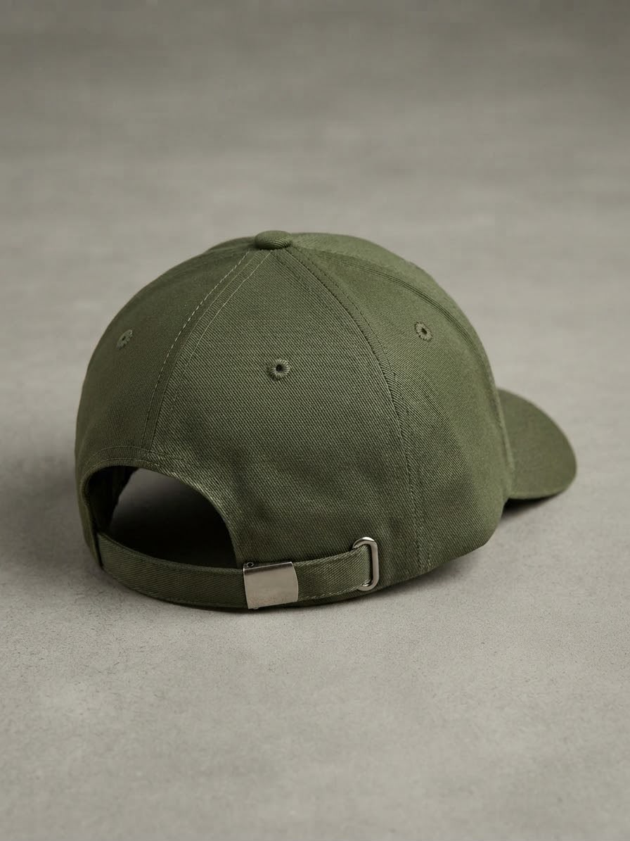 Classic Olive Green HUGO Embroidered Baseball Cap