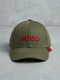 Classic Olive Green HUGO Embroidered Baseball Cap