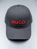 HUGO Red Logo Dark Grey/Charcoal Baseball Cap for Men