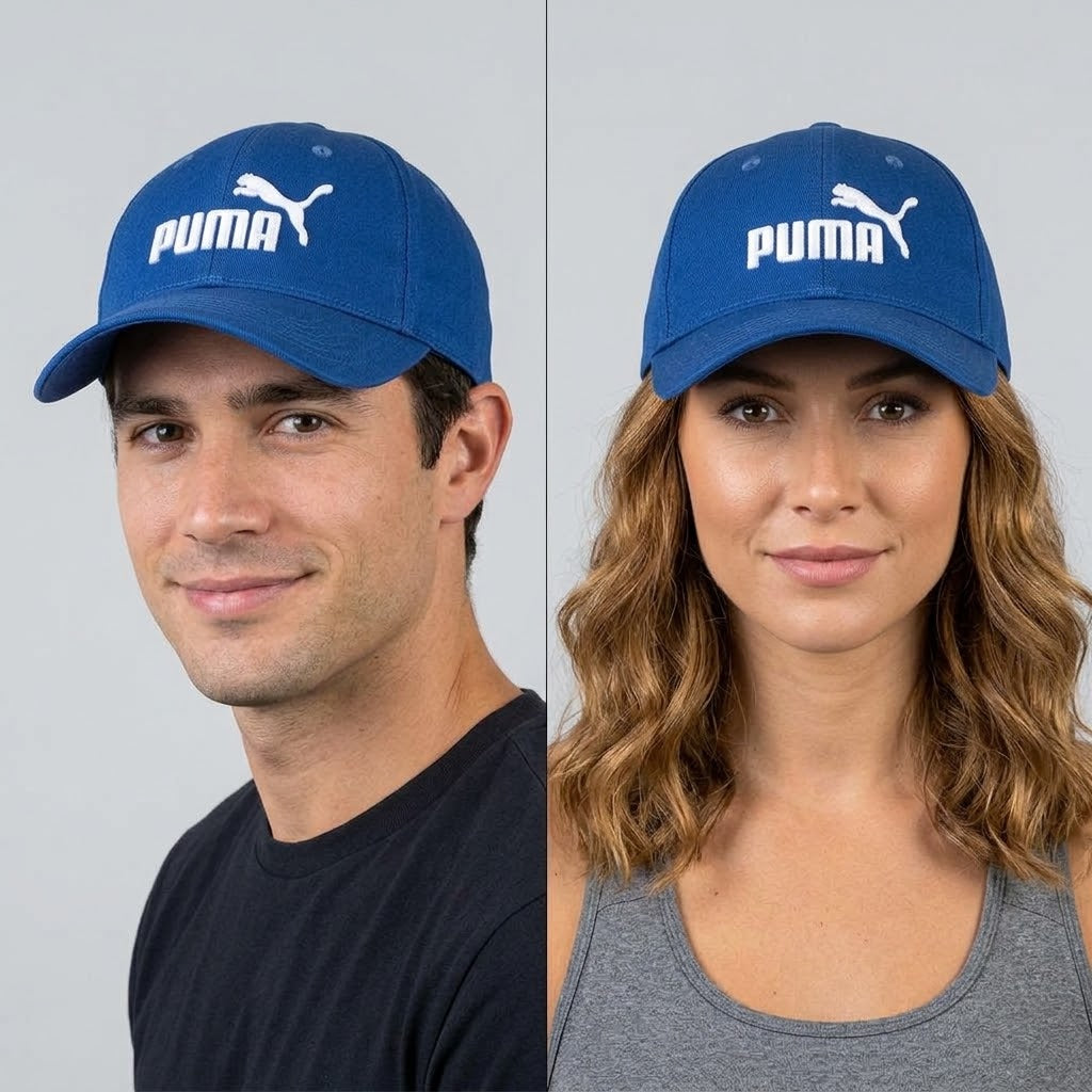 PUMA Classic Embroidered Logo Baseball Cap – Royal Blue