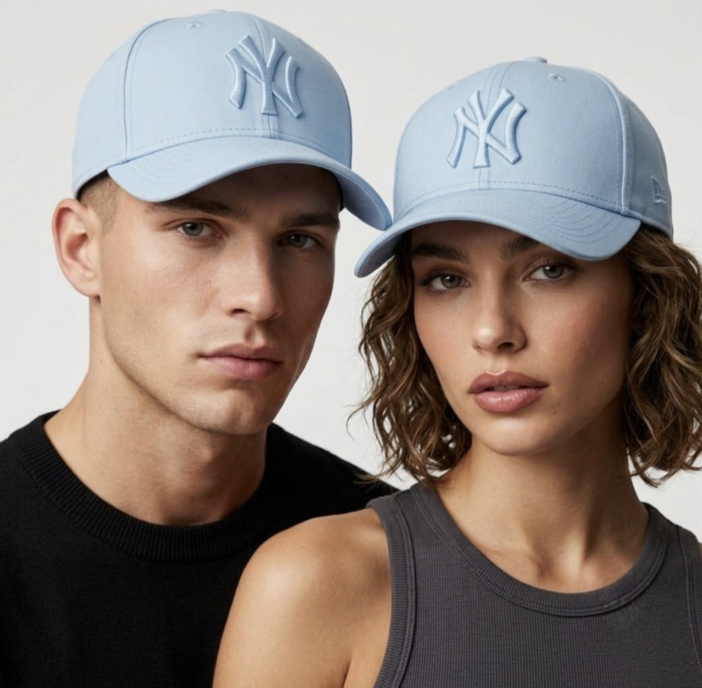 New York Yankees Light Blue Baseball Cap in Pakistan | NY Embroidered Unisex Cap